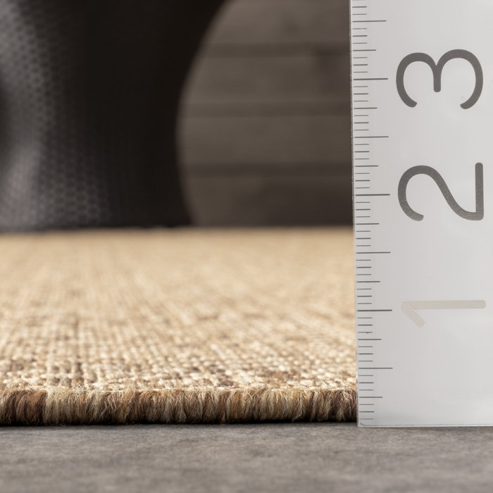 Sand & Stable Roselyn Geometric Power Loom Beige Indoor/Outdoor Patio